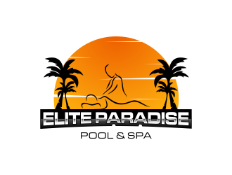 Elite Paradise Pool & Spa  logo design by diki