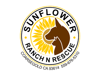 Sunflower Ranch N Rescue  logo design by haze