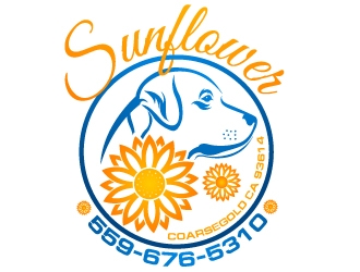 Sunflower Ranch N Rescue  logo design by uttam