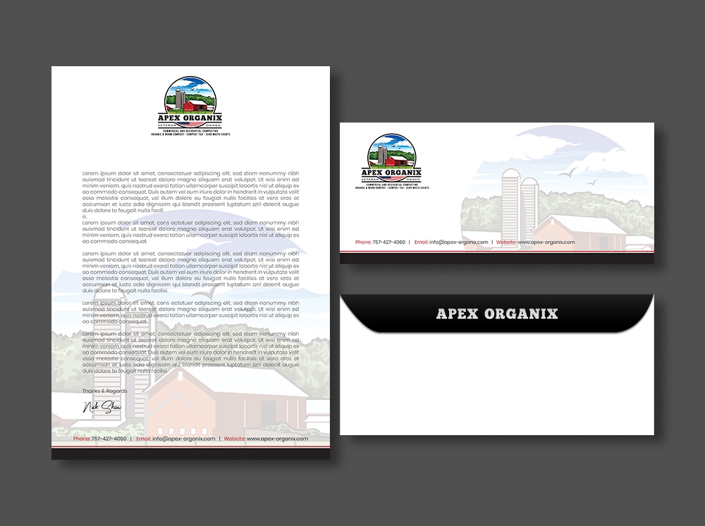 Apex Organix logo design by DreamLogoDesign