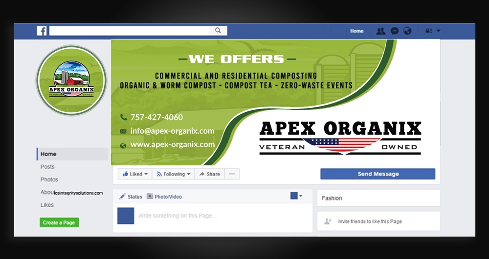 Apex Organix logo design by DreamLogoDesign