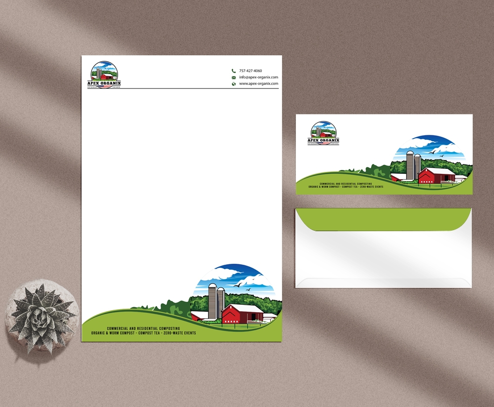 Apex Organix logo design by DreamLogoDesign