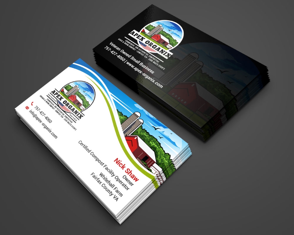 Apex Organix logo design by Boomstudioz