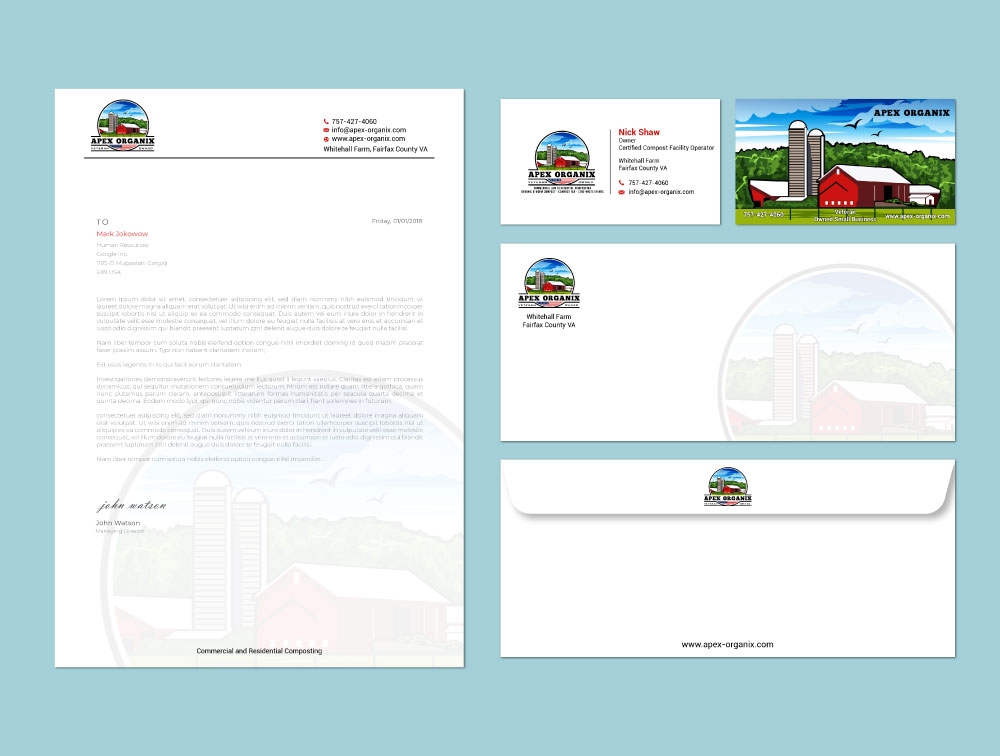 Apex Organix logo design by Boomstudioz