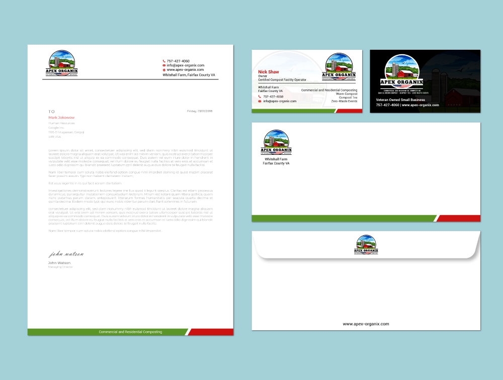 Apex Organix logo design by Boomstudioz