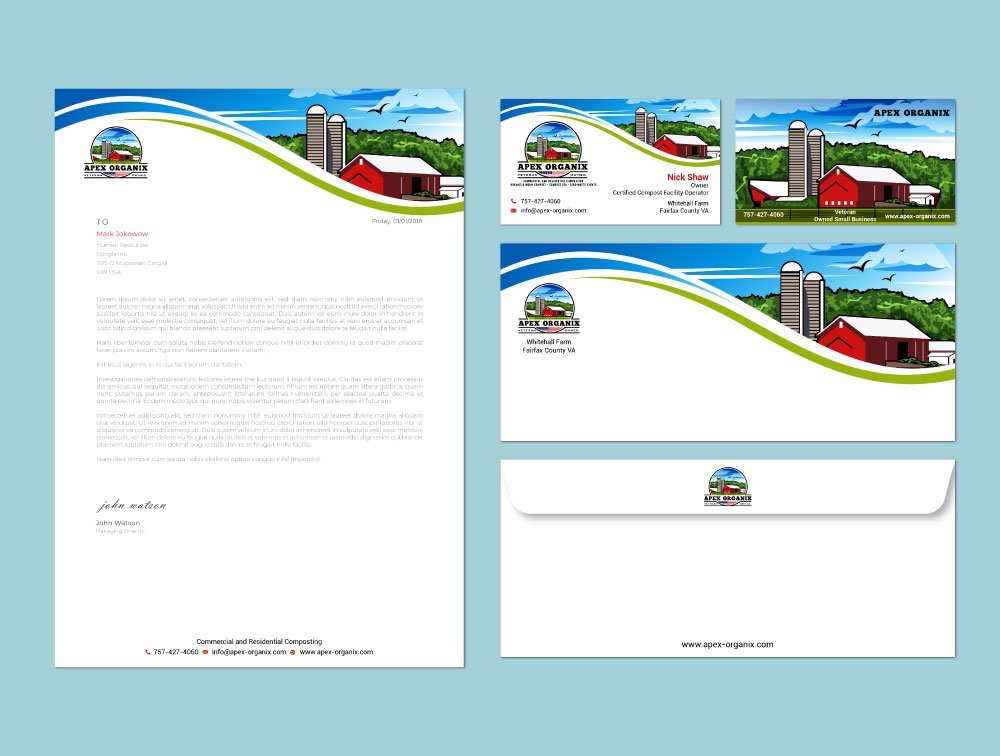 Apex Organix logo design by Boomstudioz