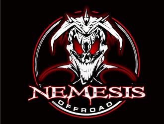 Nemesis Offroad logo design by Suvendu