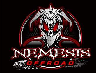 Nemesis Offroad logo design by Suvendu
