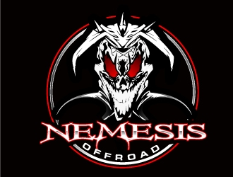 Nemesis Offroad logo design by Suvendu