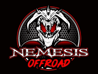Nemesis Offroad logo design by Suvendu