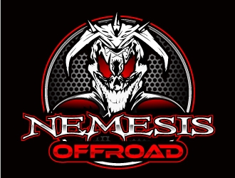 Nemesis Offroad logo design by Suvendu