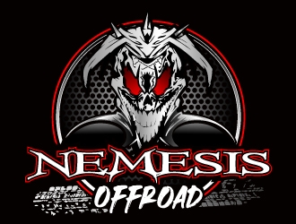 Nemesis Offroad logo design by Suvendu