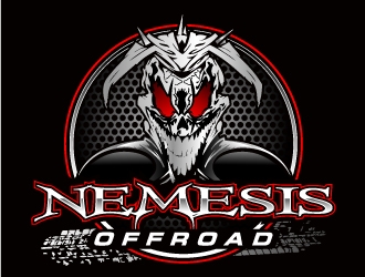 Nemesis Offroad logo design by Suvendu