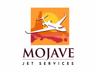 Mojave Jet Services logo design by up2date