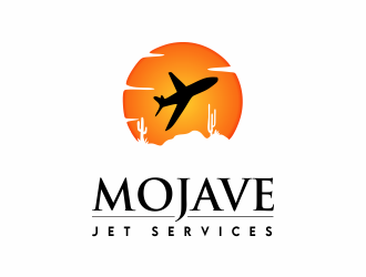 Mojave Jet Services logo design by up2date