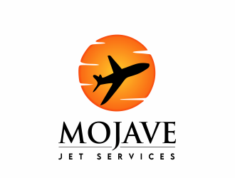 Mojave Jet Services logo design by up2date