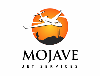 Mojave Jet Services logo design by up2date