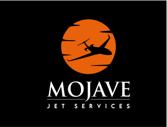 Mojave Jet Services logo design by up2date