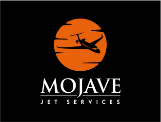 Mojave Jet Services logo design by up2date