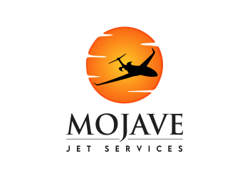 Mojave Jet Services logo design by up2date