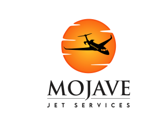 Mojave Jet Services logo design by up2date
