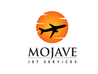 Mojave Jet Services logo design by up2date