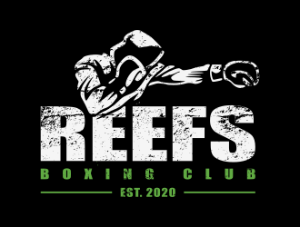 Reefs Boxing Club logo design by zoominten