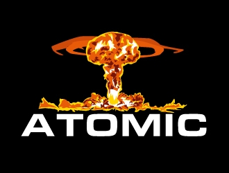 atomic logo design by AamirKhan