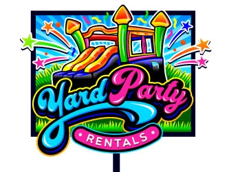 Yard Party Rentals logo design by REDCROW