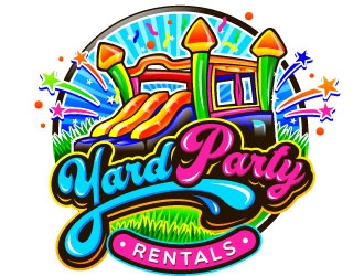 Yard Party Rentals logo design by REDCROW