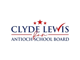 Clyde Lewis for Antioch School Board logo design by amar_mboiss