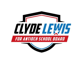 Clyde Lewis for Antioch School Board logo design by REDCROW