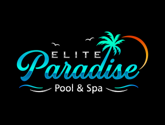 Elite Paradise Pool & Spa  logo design by Gopil
