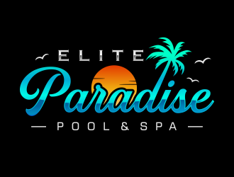 Elite Paradise Pool & Spa  logo design by Gopil