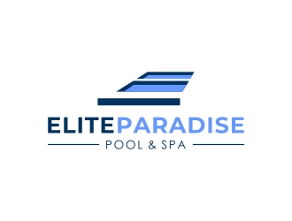 Elite Paradise Pool & Spa  logo design by naldart