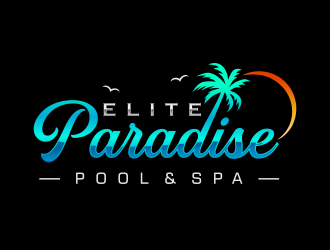 Elite Paradise Pool & Spa  logo design by Gopil
