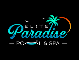 Elite Paradise Pool & Spa  logo design by Gopil