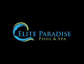 Elite Paradise Pool & Spa  logo design by Gwerth