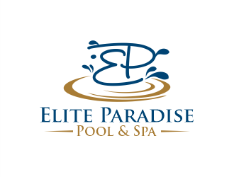 Elite Paradise Pool & Spa  logo design by Gwerth