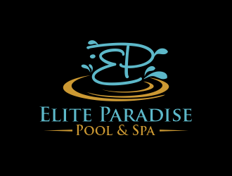 Elite Paradise Pool & Spa  logo design by Gwerth