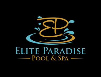 Elite Paradise Pool & Spa  logo design by Gwerth