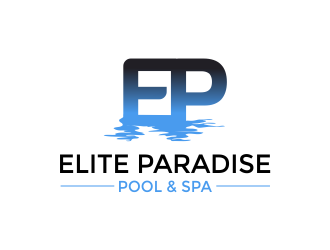 Elite Paradise Pool & Spa  logo design by Girly