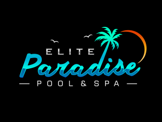 Elite Paradise Pool & Spa  logo design by Gopil
