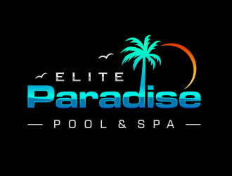 Elite Paradise Pool & Spa  logo design by Gopil