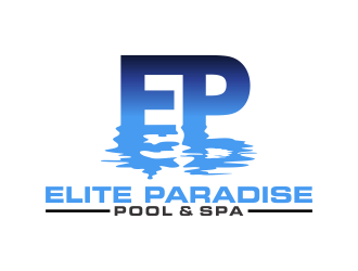 Elite Paradise Pool & Spa  logo design by Kruger
