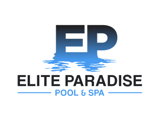 Elite Paradise Pool & Spa  logo design by cintoko