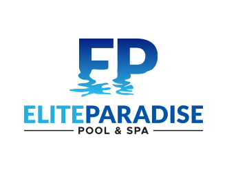Elite Paradise Pool & Spa  logo design by lexipej