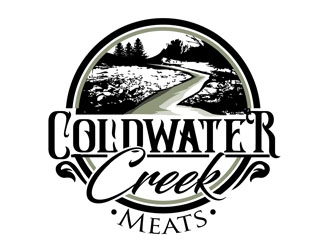 Cold Water Creek Meats logo design by DreamLogoDesign