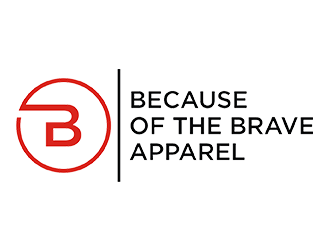 Because of the Brave Apparel logo design by EkoBooM