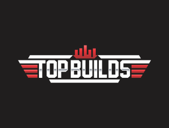 Top Builds logo design by violin